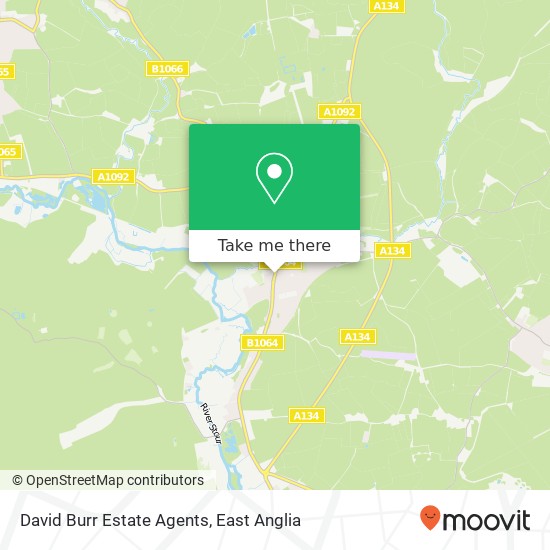 David Burr Estate Agents map
