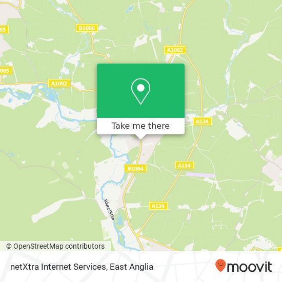 netXtra Internet Services map