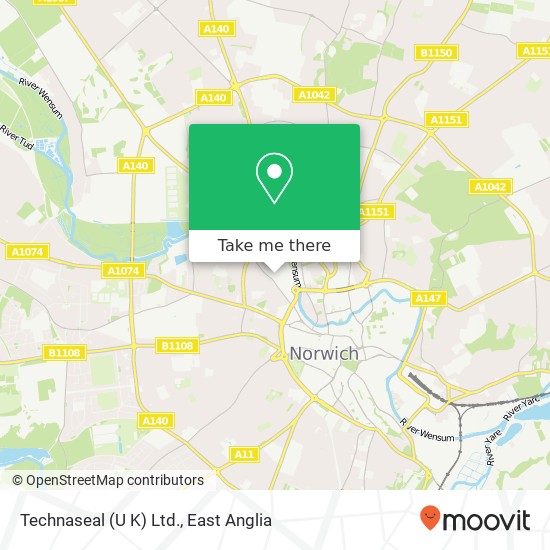 Technaseal (U K) Ltd. map