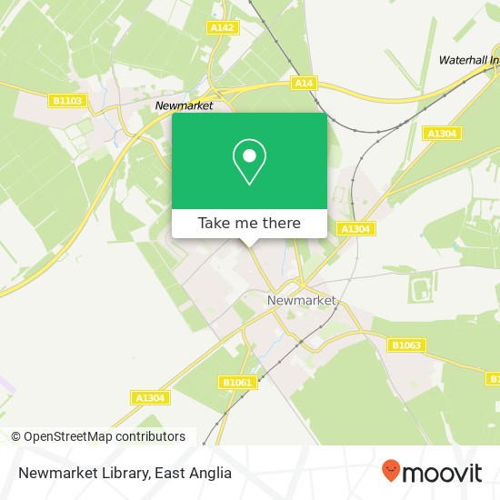 Newmarket Library map