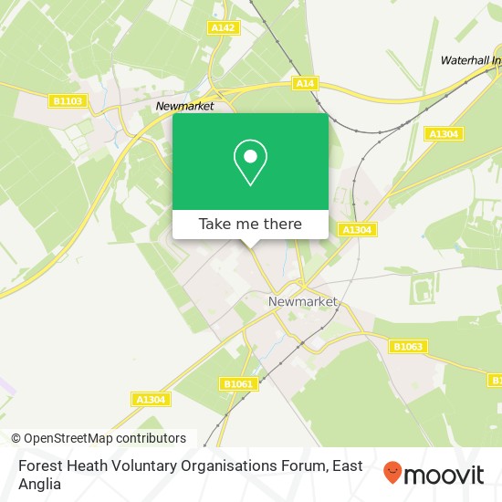 Forest Heath Voluntary Organisations Forum map