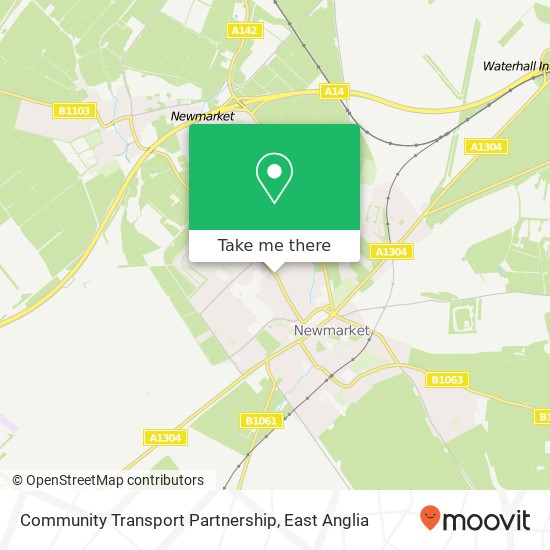 Community Transport Partnership map