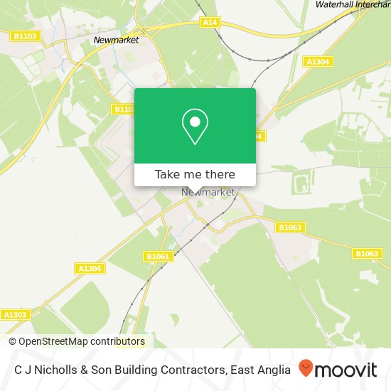 C J Nicholls & Son Building Contractors map