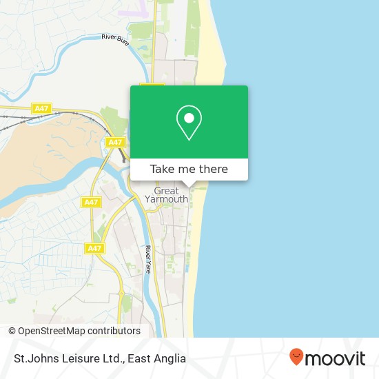 St.Johns Leisure Ltd. map