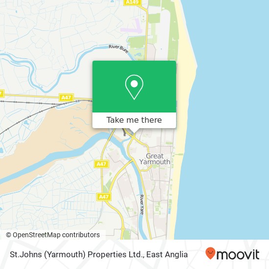 St.Johns (Yarmouth) Properties Ltd. map