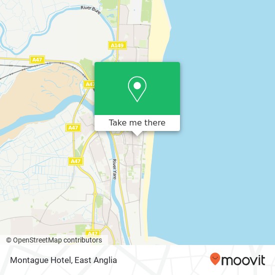 Montague Hotel map