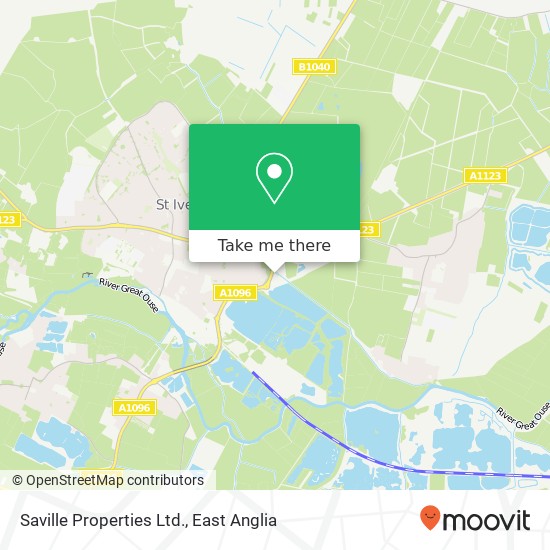 Saville Properties Ltd. map