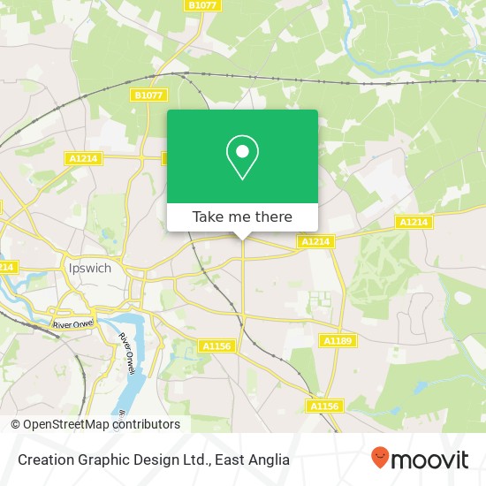 Creation Graphic Design Ltd. map