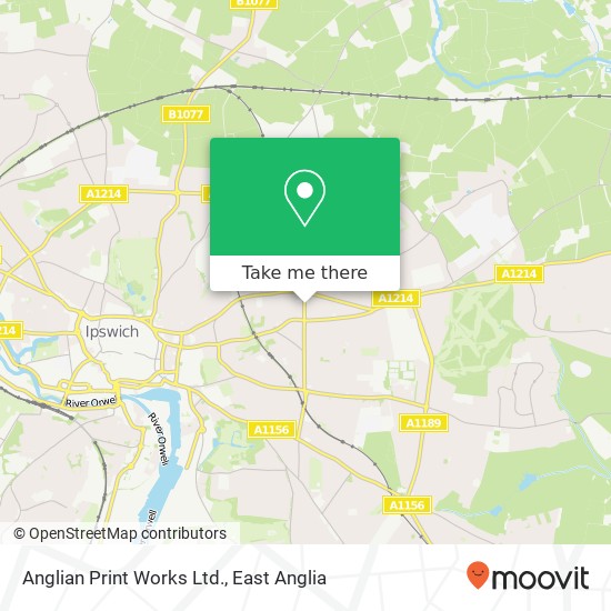 Anglian Print Works Ltd. map