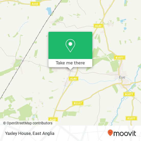 Yaxley House map