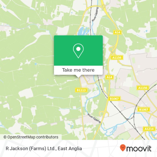 R Jackson (Farms) Ltd. map