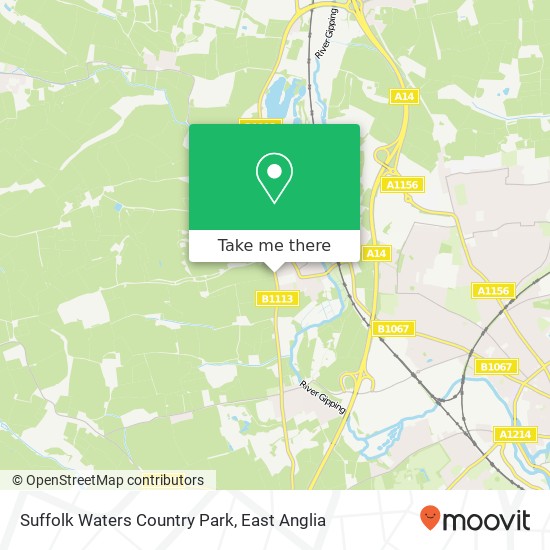Suffolk Waters Country Park map