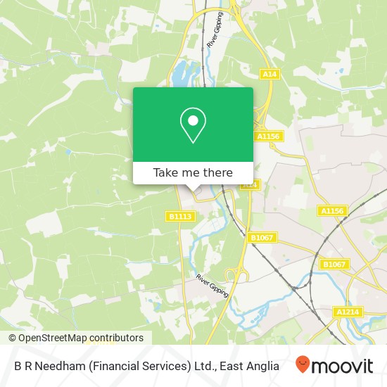 B R Needham (Financial Services) Ltd. map