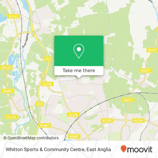 Whitton Sports & Community Centre map