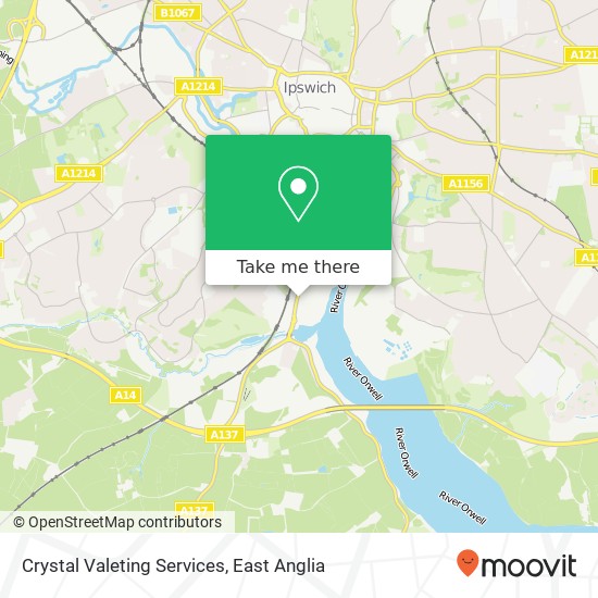 Crystal Valeting Services map