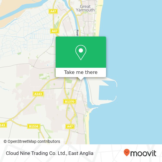 Cloud Nine Trading Co. Ltd. map