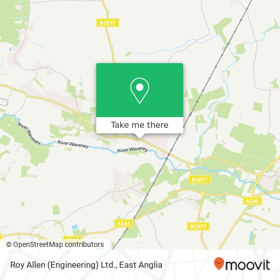 Roy Allen (Engineering) Ltd. map