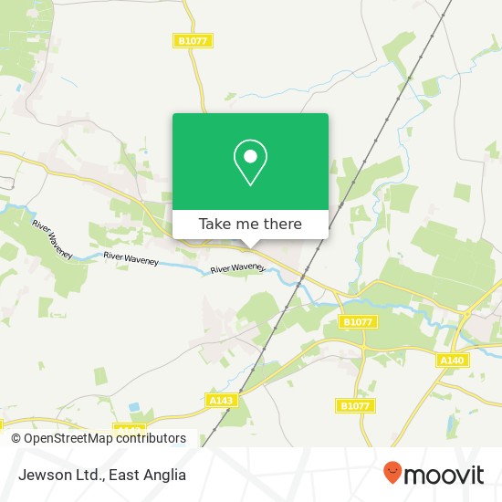 Jewson Ltd. map