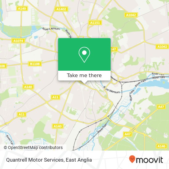 Quantrell Motor Services map