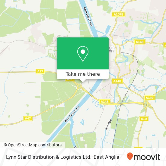 Lynn Star Distribution & Logistics Ltd. map