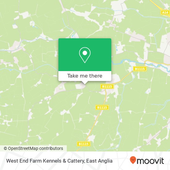 West End Farm Kennels & Cattery map