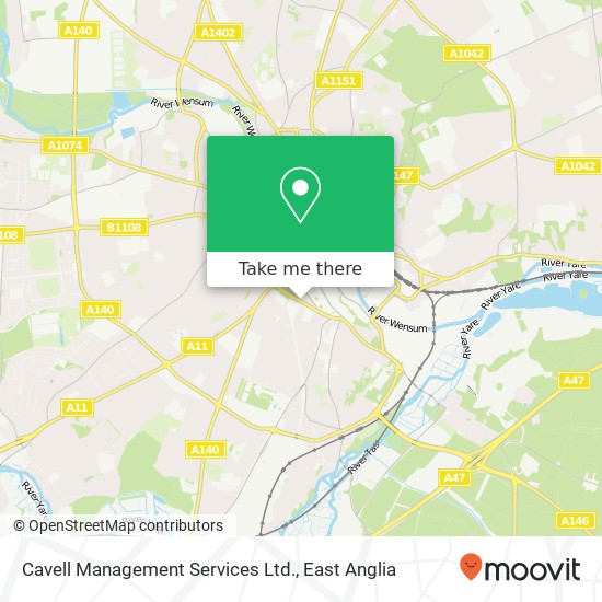 Cavell Management Services Ltd. map