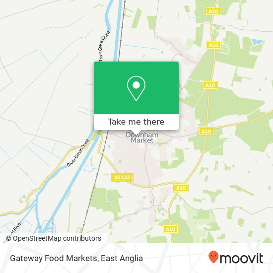 Gateway Food Markets map