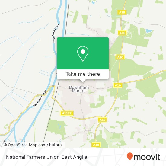 National Farmers Union map