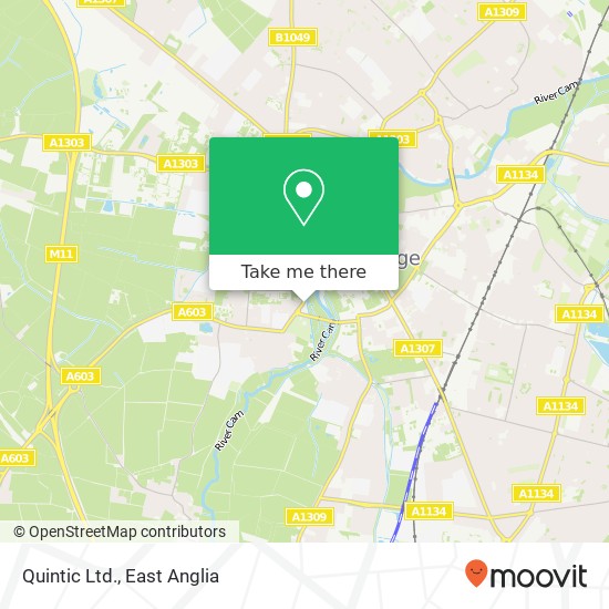 Quintic Ltd. map