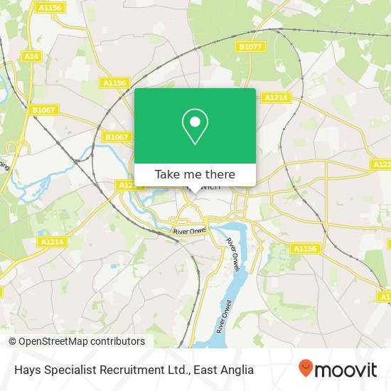 Hays Specialist Recruitment Ltd. map