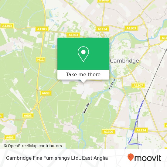 Cambridge Fine Furnishings Ltd. map
