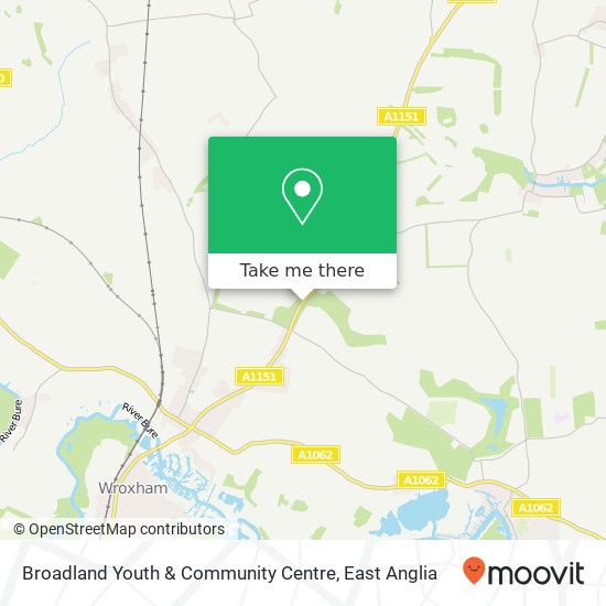 Broadland Youth & Community Centre map