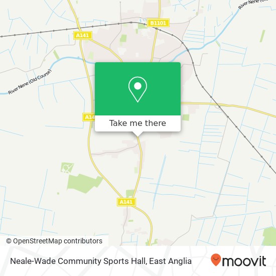 Neale-Wade Community Sports Hall map