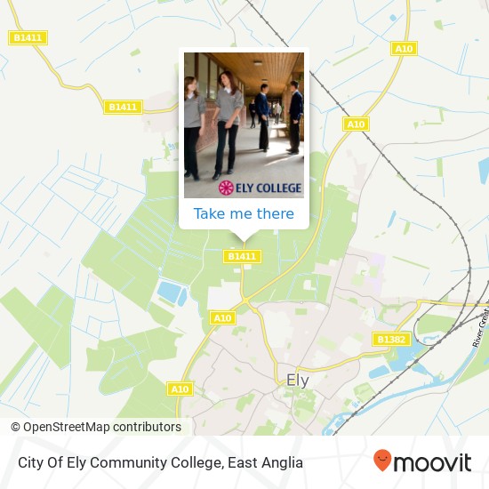 City Of Ely Community College map