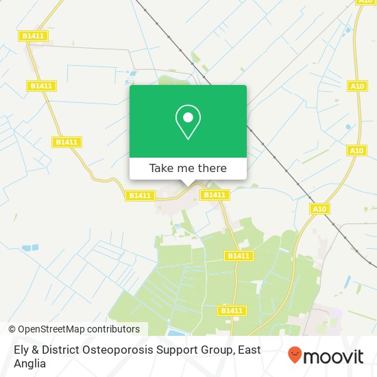 Ely & District Osteoporosis Support Group map