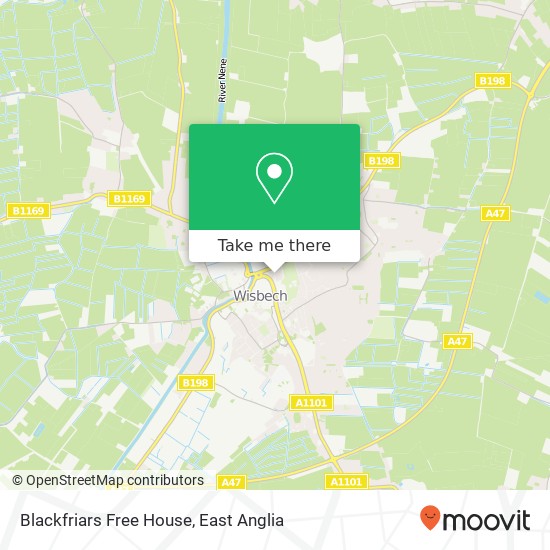 Blackfriars Free House map