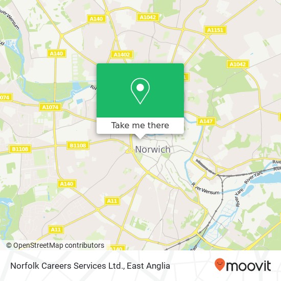 Norfolk Careers Services Ltd. map