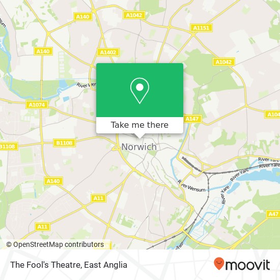 The Fool's Theatre map