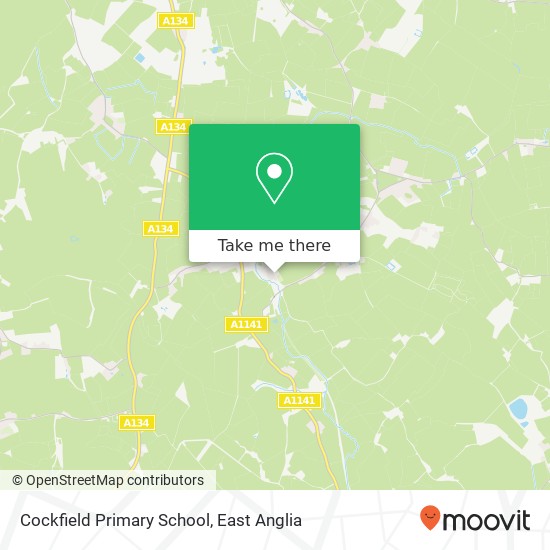 Cockfield Primary School map