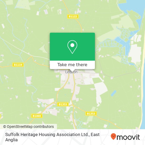 Suffolk Heritage Housing Association Ltd. map
