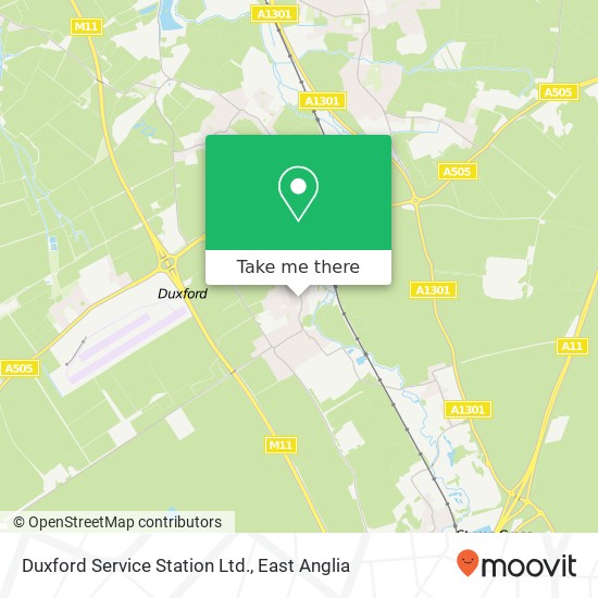 Duxford Service Station Ltd. map