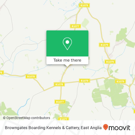 Browngates Boarding Kennels & Cattery map