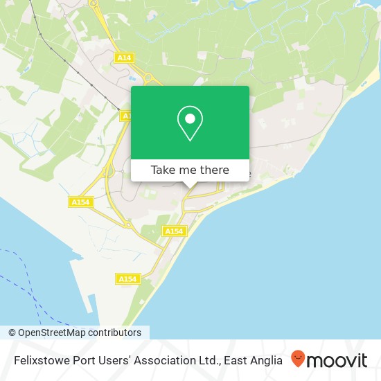 Felixstowe Port Users' Association Ltd. map