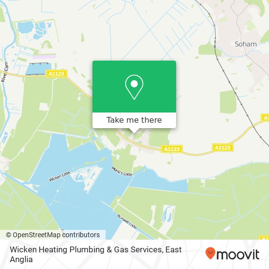 Wicken Heating Plumbing & Gas Services map