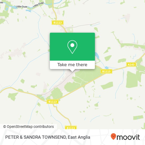 PETER & SANDRA TOWNSEND map