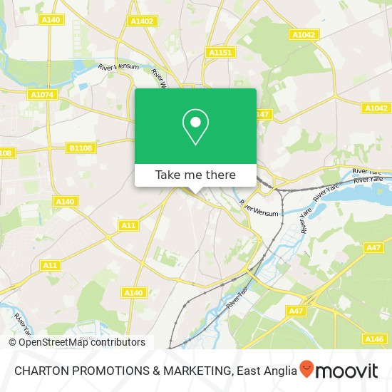 CHARTON PROMOTIONS & MARKETING map