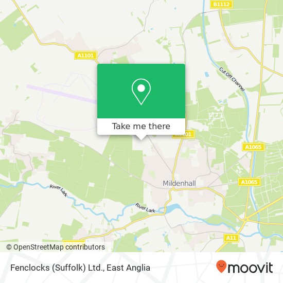 Fenclocks (Suffolk) Ltd. map