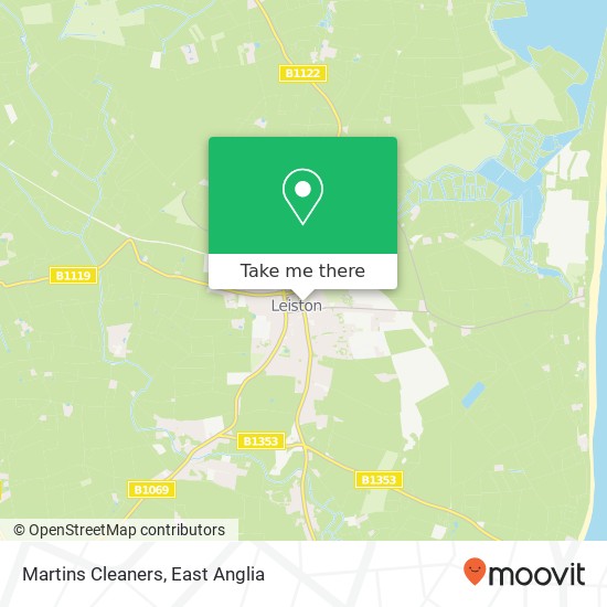 Martins Cleaners map