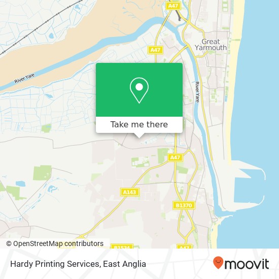 Hardy Printing Services map