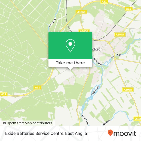Exide Batteries Service Centre map